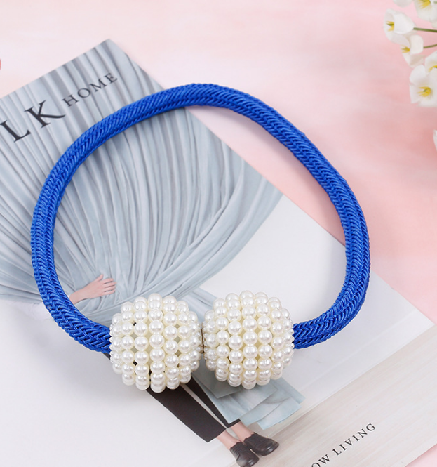 Magnetic Curtain Pearl Tiebacks