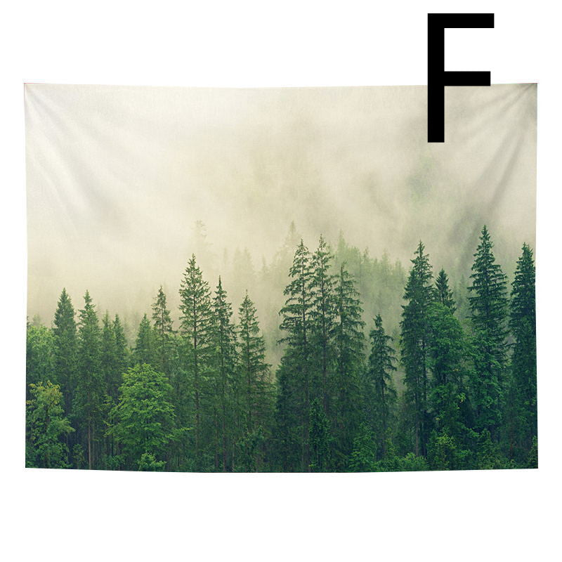 Bohemian Natural Forest Tapestry Wall Art