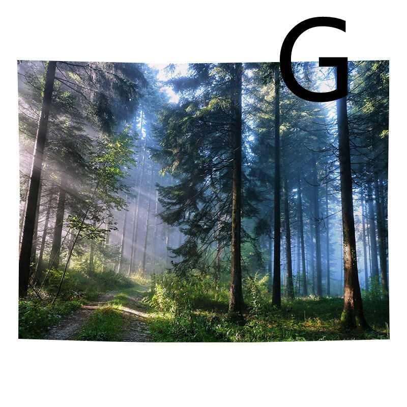 Bohemian Natural Forest Tapestry Wall Art