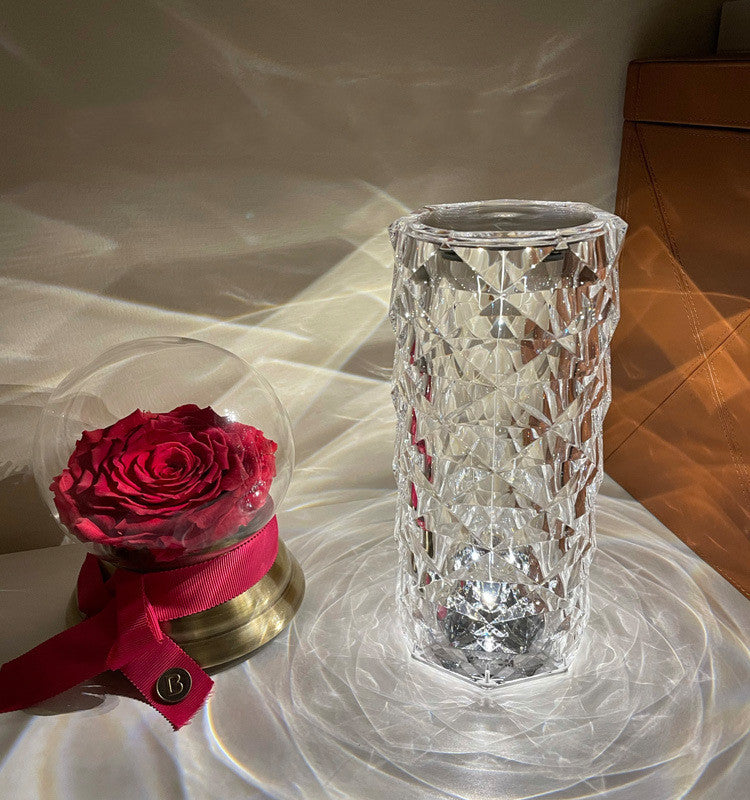 Crystal Rose Lamp