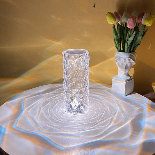 Crystal Rose Lamp