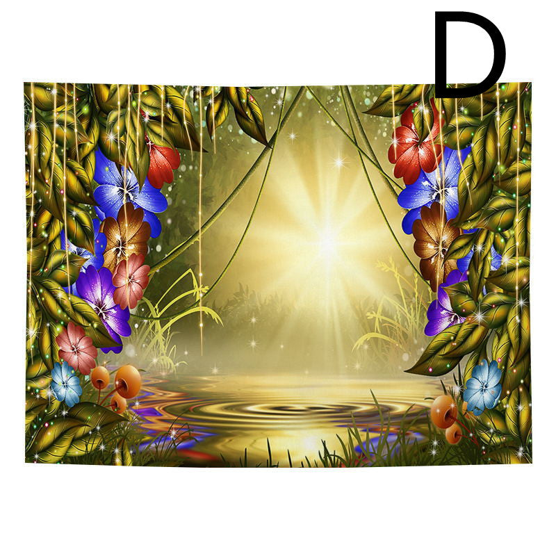 Bohemian Natural Forest Tapestry Wall Art