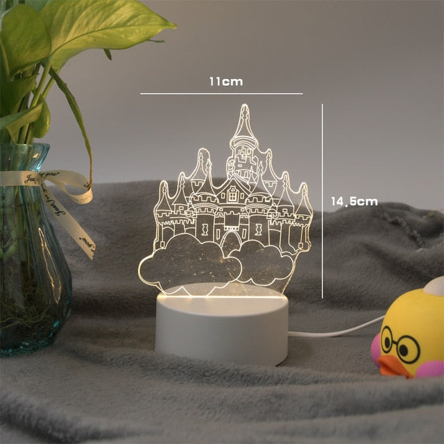 3D LED Stylish Decorative Light.