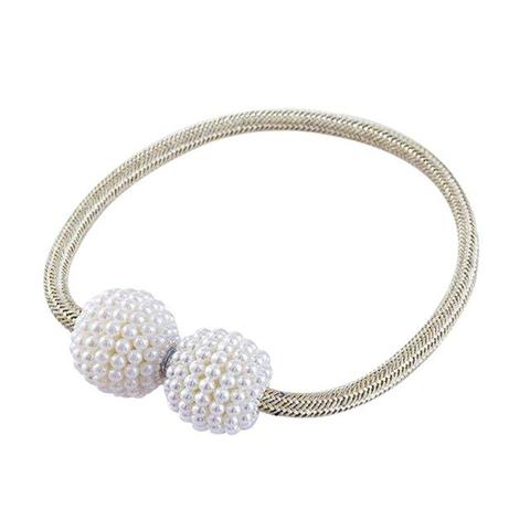 Magnetic Curtain Pearl Tiebacks