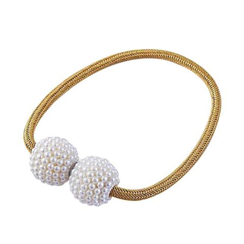 Magnetic Curtain Pearl Tiebacks