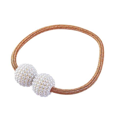 Magnetic Curtain Pearl Tiebacks