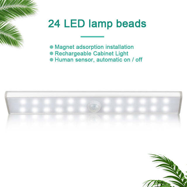 Human USB Charging Sensor Light