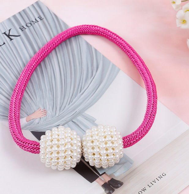Magnetic Curtain Pearl Tiebacks