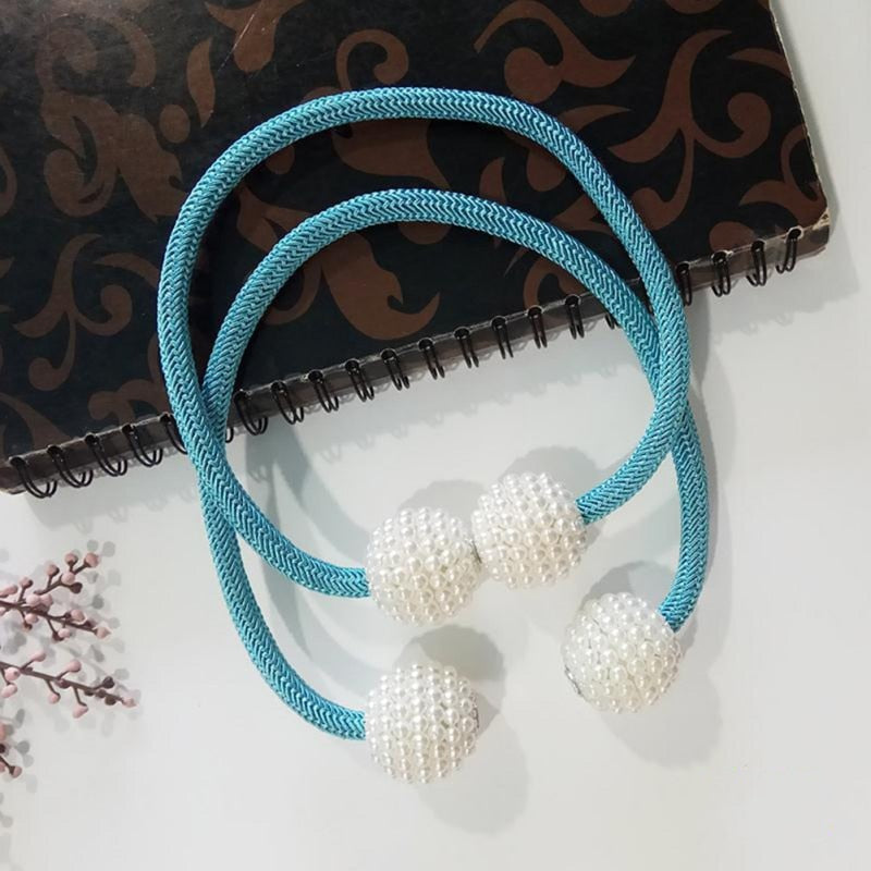 Magnetic Curtain Pearl Tiebacks