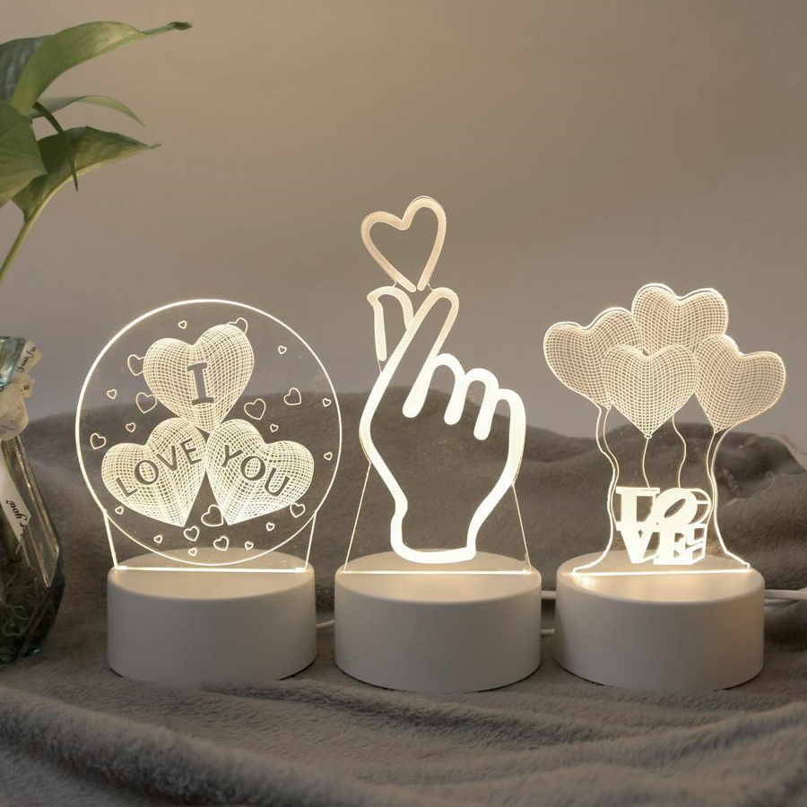 3D LED Stylish Decorative Light.