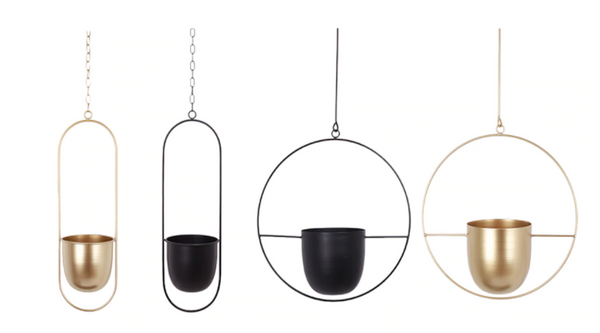 art deco hanging planter Luxury Hanging Planter – Unbound Decor