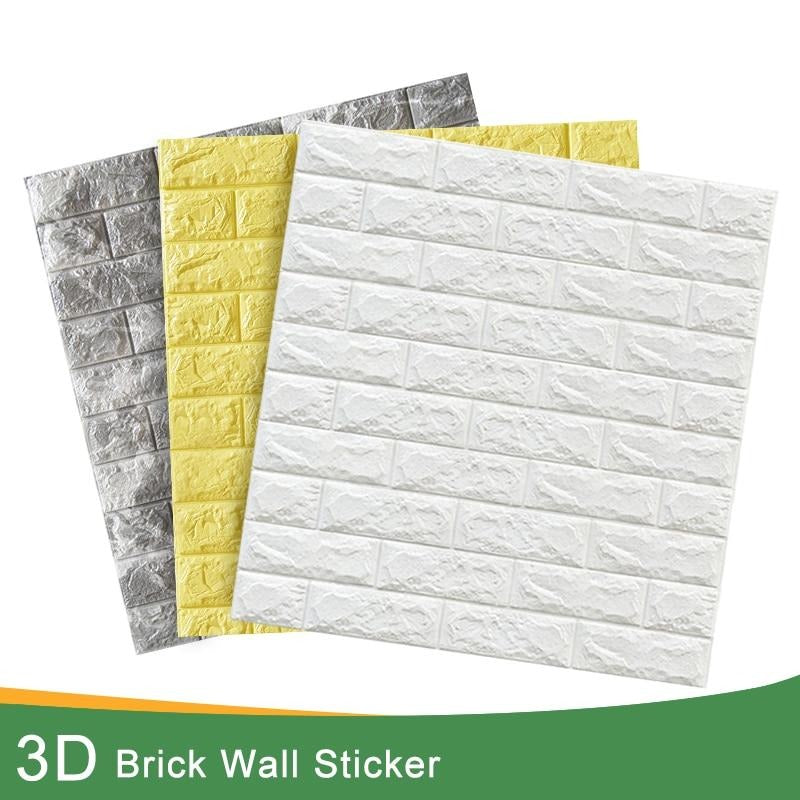 3D Brick Wall DIY Sticker