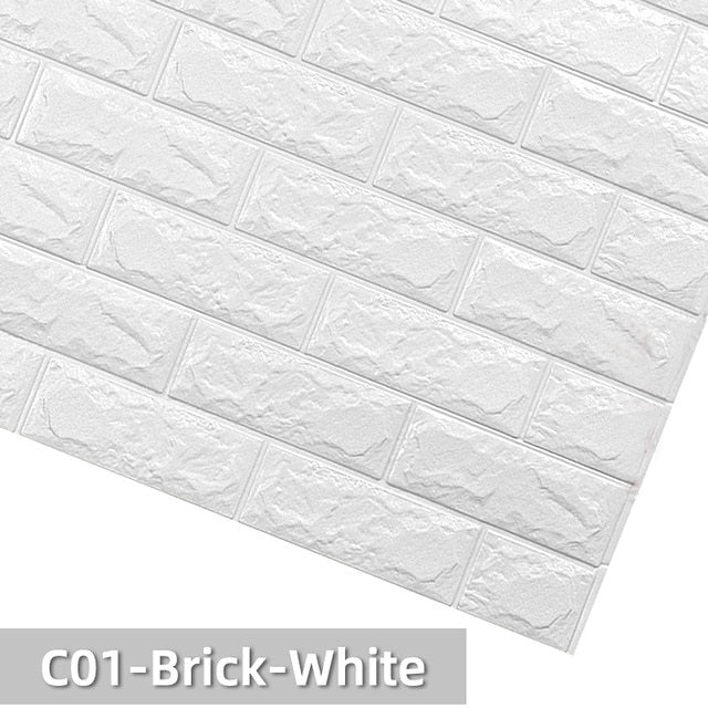 3D Brick Wall DIY Sticker