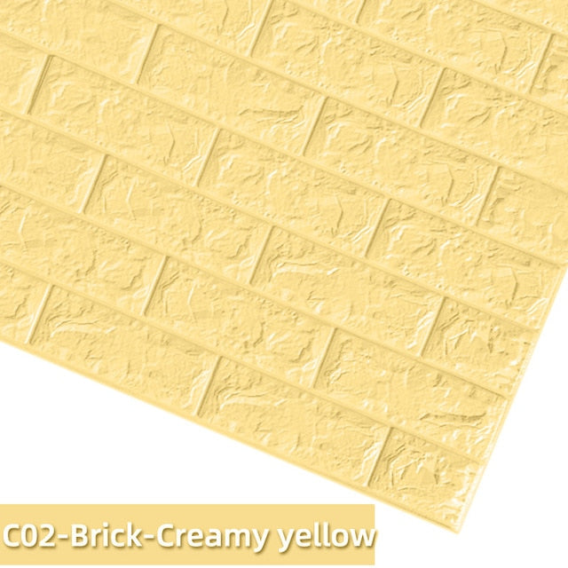 3D Brick Wall DIY Sticker