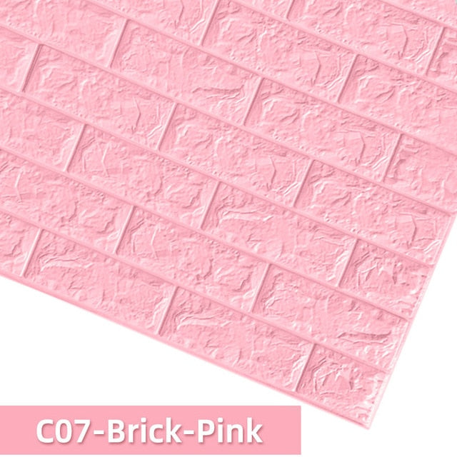 3D Brick Wall DIY Sticker