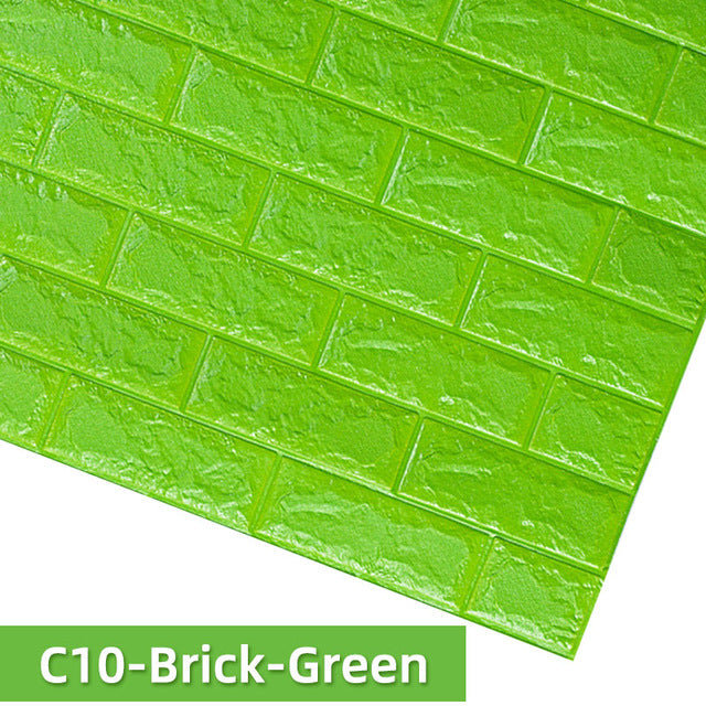 3D Brick Wall DIY Sticker