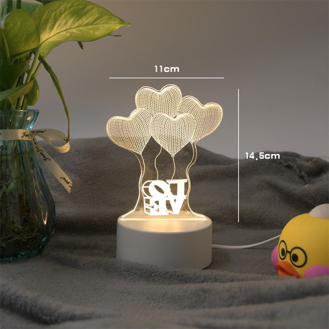 3D LED Stylish Decorative Light.